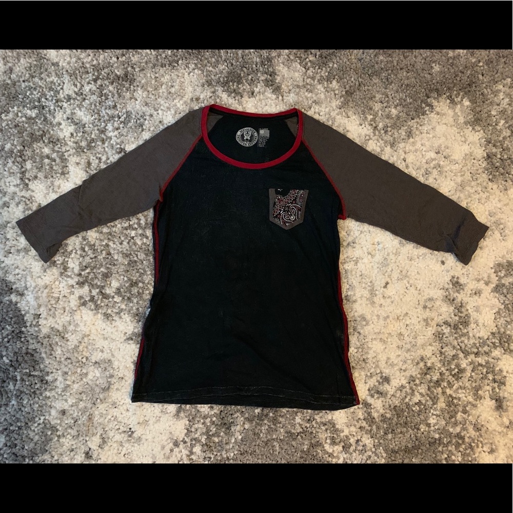 Buckle Affliction Baseball T-shirt